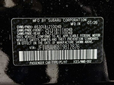 2026 Subaru WRX Base