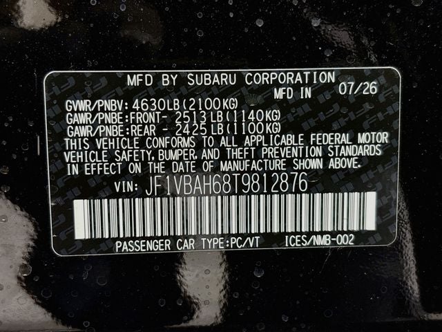 2026 Subaru WRX Base