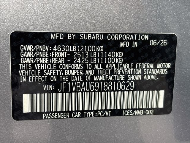 2026 Subaru WRX GT