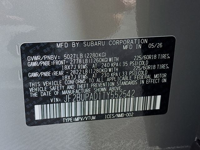 2026 Subaru Outback Premium