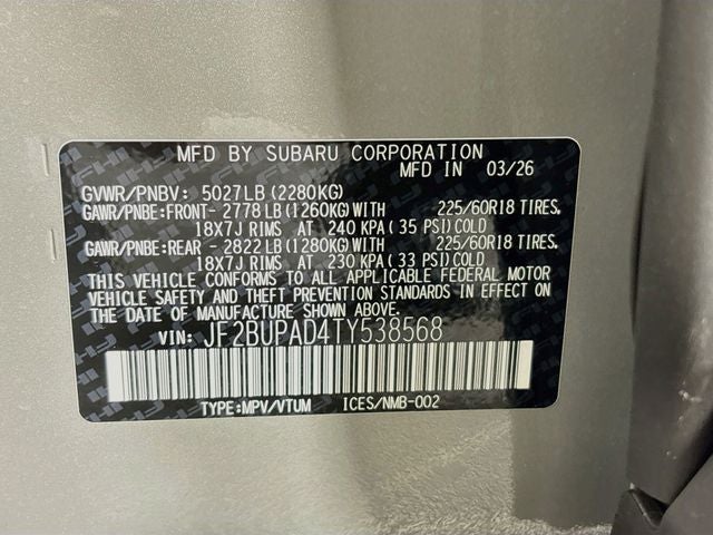 2026 Subaru Outback Premium