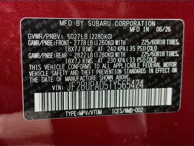2026 Subaru Outback Premium