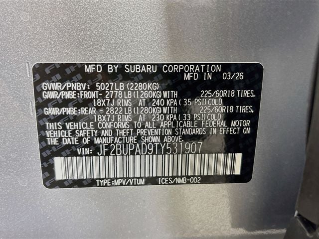 2026 Subaru Outback Premium