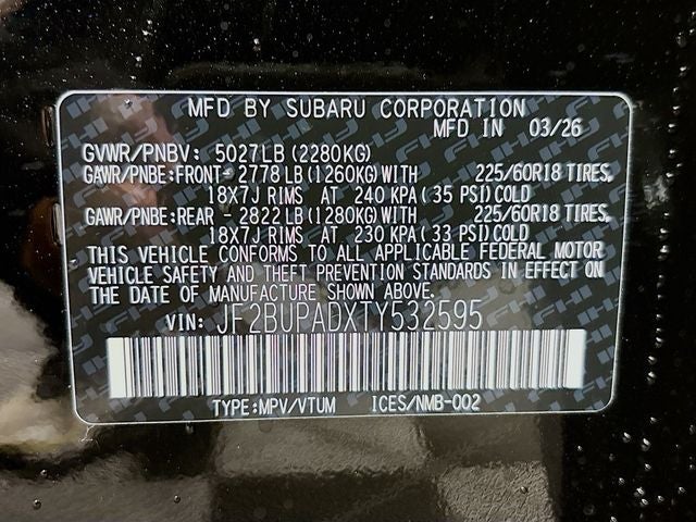 2026 Subaru Outback Premium