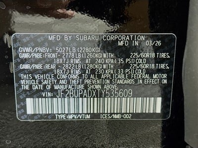 2026 Subaru Outback Premium