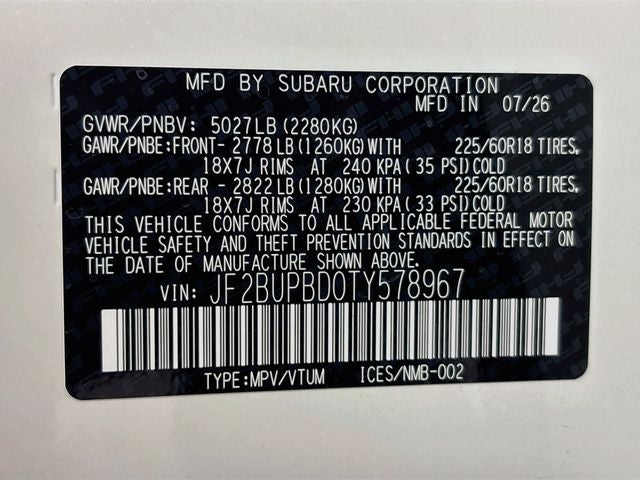 2026 Subaru Outback Premium