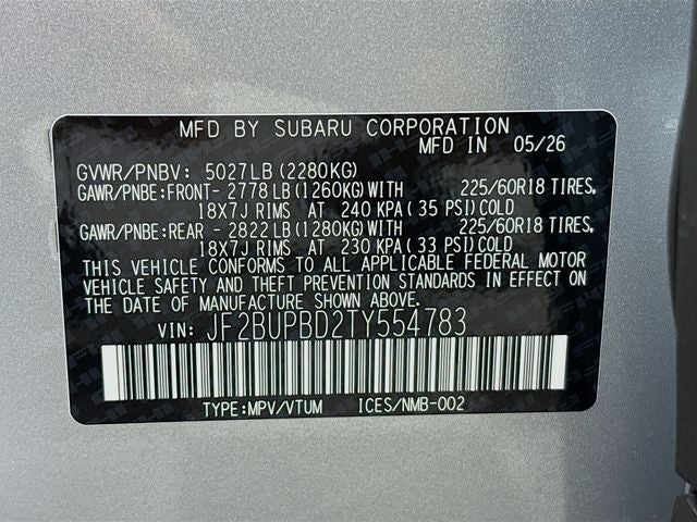 2026 Subaru Outback Premium