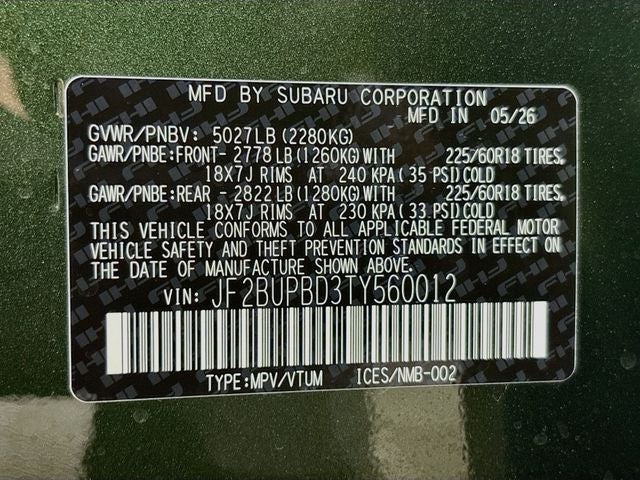 2026 Subaru Outback Premium