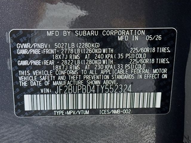 2026 Subaru Outback Premium