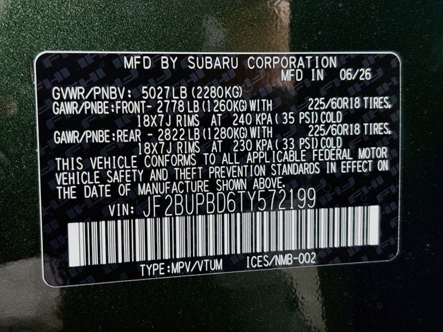 2026 Subaru Outback Premium