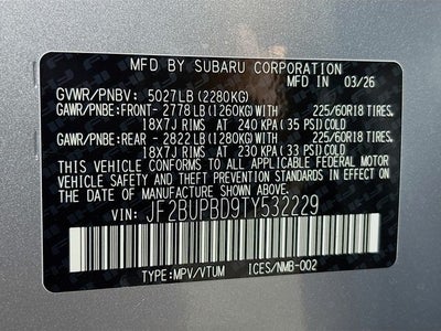2026 Subaru Outback Premium