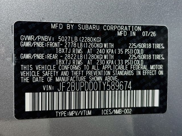2026 Subaru Outback Limited
