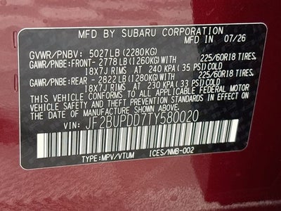 2026 Subaru Outback Limited