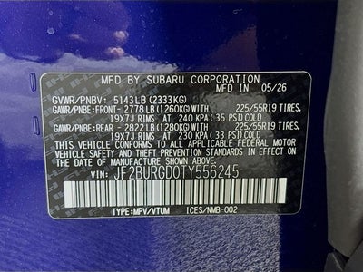 2026 Subaru Outback Limited XT