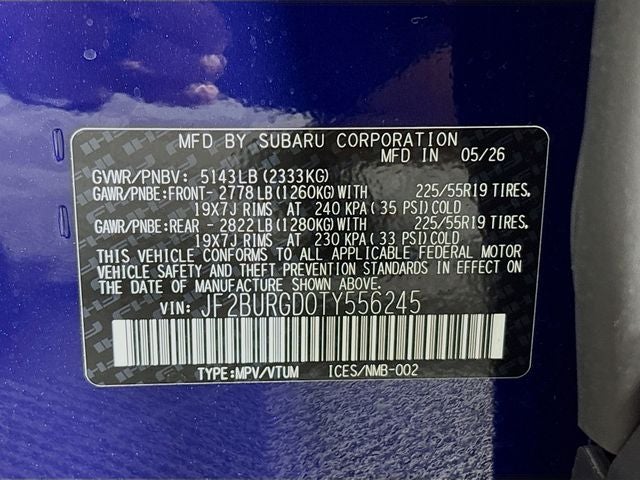 2026 Subaru Outback Limited XT