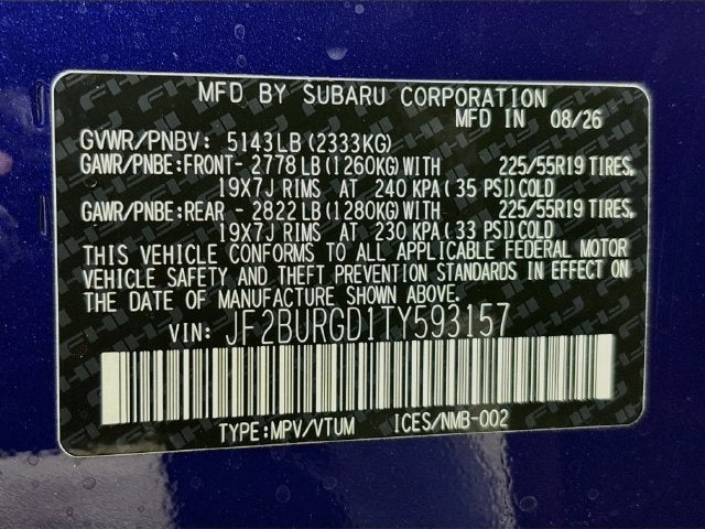 2026 Subaru Outback Limited XT