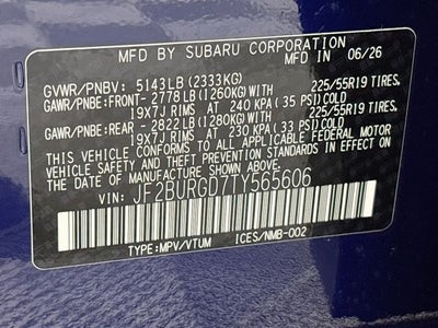 2026 Subaru Outback Limited XT