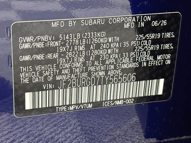 2026 Subaru Outback Limited XT