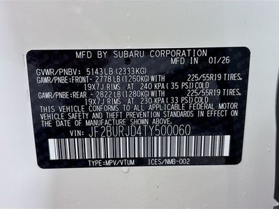 2026 Subaru Outback Touring XT