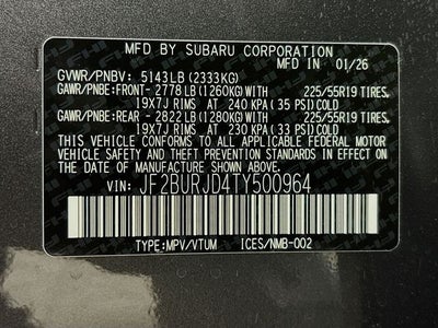 2026 Subaru Outback Touring XT