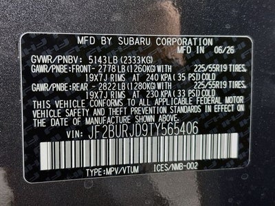 2026 Subaru Outback Touring XT
