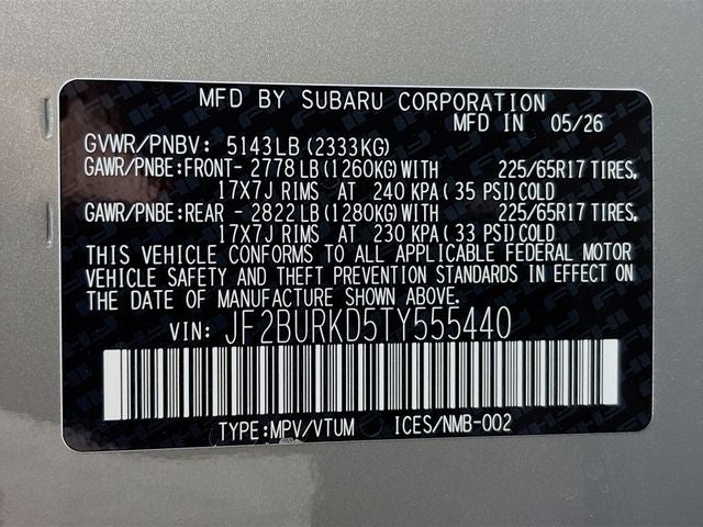 2026 Subaru Outback Wilderness