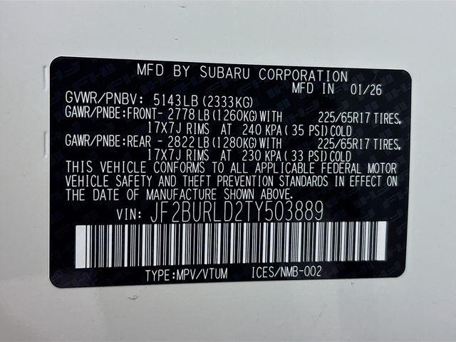 2026 Subaru Outback Wilderness