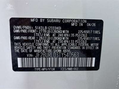 2026 Subaru Outback Wilderness