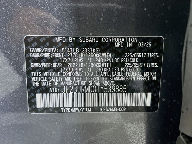 2026 Subaru Outback Wilderness