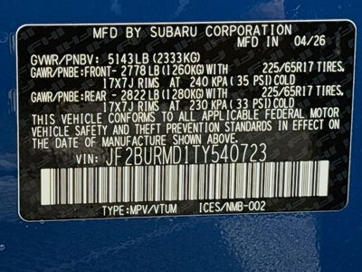 2026 Subaru Outback Wilderness