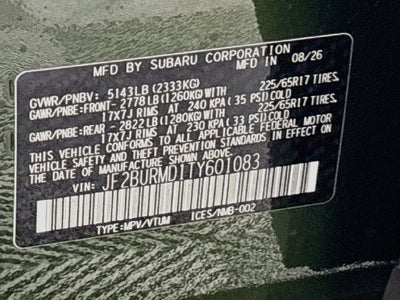 2026 Subaru Outback Wilderness