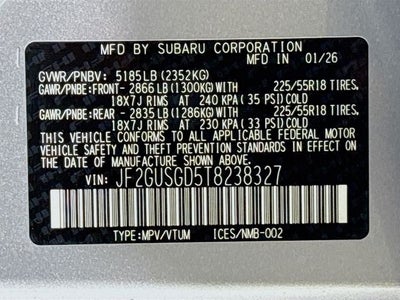 2026 Subaru Crosstrek Hybrid Sport