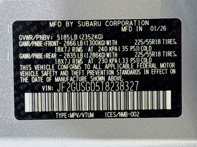 2026 Subaru Crosstrek Hybrid Sport