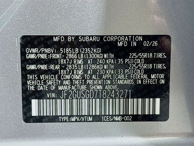 2026 Subaru Crosstrek Hybrid Sport