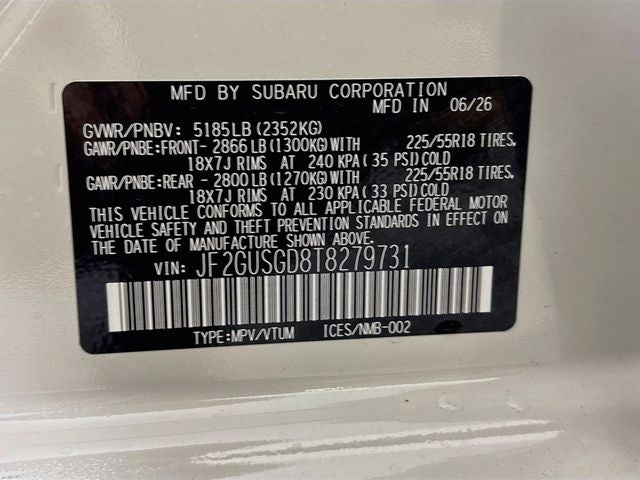2026 Subaru Crosstrek Hybrid Sport