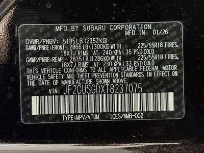 2026 Subaru Crosstrek Hybrid Sport