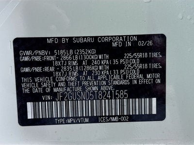 2026 Subaru Crosstrek Hybrid Limited
