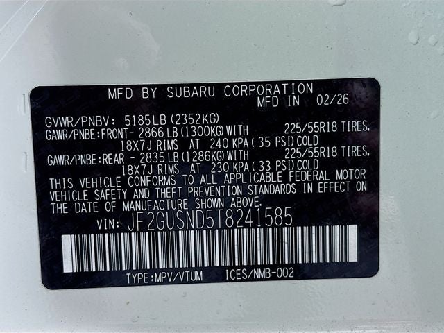 2026 Subaru Crosstrek Hybrid Limited