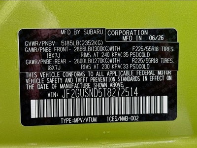 2026 Subaru Crosstrek Hybrid Limited