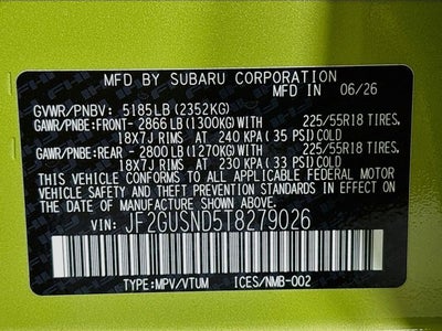 2026 Subaru Crosstrek Hybrid Limited
