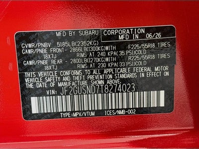 2026 Subaru Crosstrek Hybrid Limited