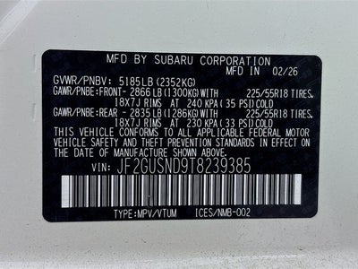 2026 Subaru Crosstrek Hybrid Limited