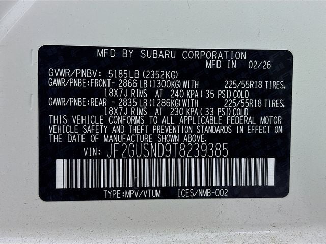 2026 Subaru Crosstrek Hybrid Limited