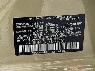 2026 Subaru Crosstrek Hybrid Limited