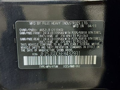 2014 Subaru Forester 2.0XT Premium Premium