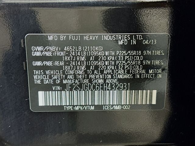 2014 Subaru Forester 2.0XT Premium Premium