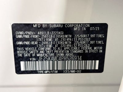 2023 Subaru Forester Wilderness
