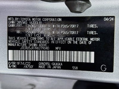 2024 Toyota 4Runner TRD Off-Road Premium