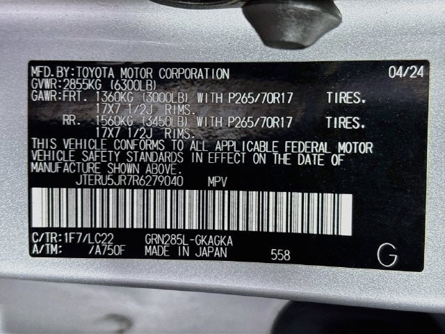 2024 Toyota 4Runner TRD Off-Road Premium