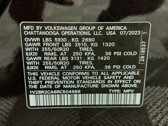 2024 Volkswagen Atlas 2.0T SEL